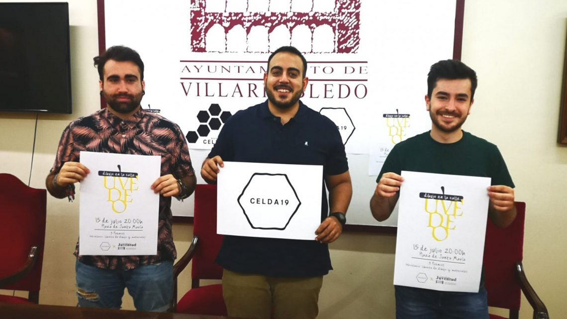 La Concejalía de Juventud de Villarrobledo apoya la iniciativa del colectivo CELDA-19, “Dibujo en la Calle, Uve De O”
