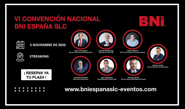 Más de 4000 empresarios y empresarias participarán en la VI Convención Nacional de Business Networking Internacional España Más de 4000 empresarios y empresarias participarán en la VI Convención Nacional de Business Networking Internacional España