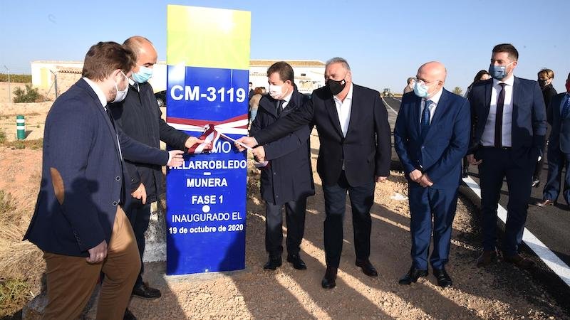 El Gobierno de Castilla-La Mancha rehabilita la CM-3119 entre Villarrobledo y Muera con una inversión de dos millones de euros